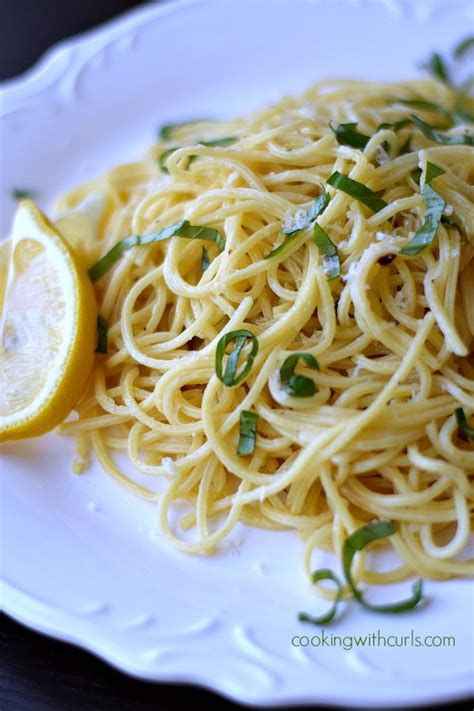 Spaghetti al Limone & food of the world - Cooking With Curls