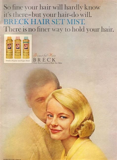 Breck Hair Setting Vintage Advertisements Beautiful Hair