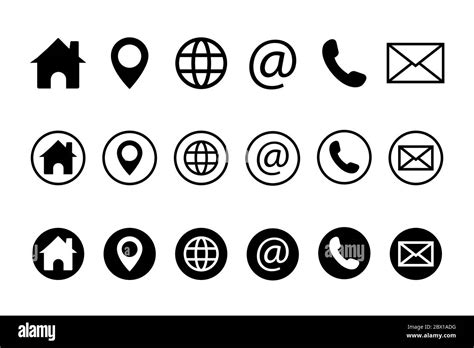 Web Icon Set Website Set Icon Vector For Computer And Mobile Stock