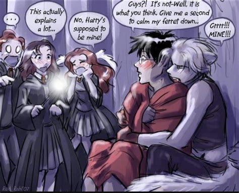 Let Harry Calm His Ferret I Mean Draco Down Harry Potter Comics