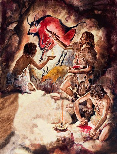 Prehistoric Cave Paintings Stock Image Look And Learn
