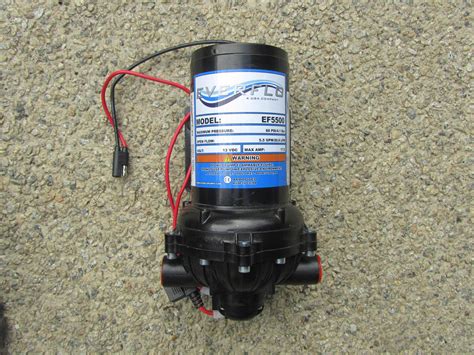 Everflo Ef5500 Qa 12 Volt Inline Water Pressure Booster Pump With