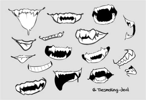 Fang Reference In 2023 Mouth Drawing Face Drawing Reference Face