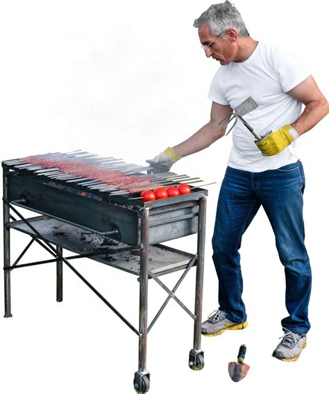 Download Grilling Kebab And Tomatoes Png Image For Free