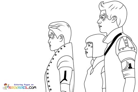 Disney Zombies 3 Coloring Pages