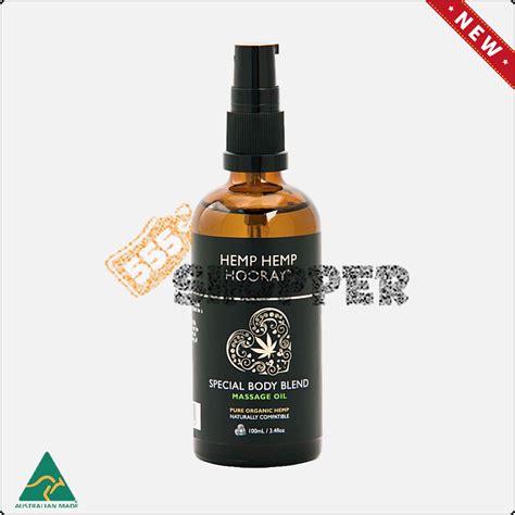 Pure Organic Hemp Special Body Blend Massage Oil 555 Shopper
