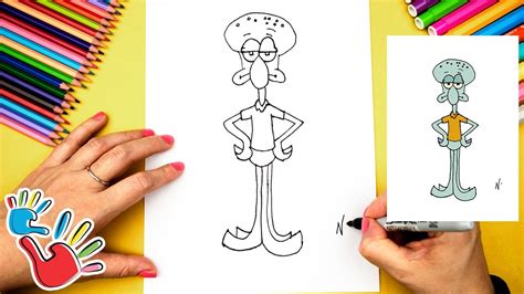How To Draw Squidward Tentacles From Spongebob Squarepants Fun Step