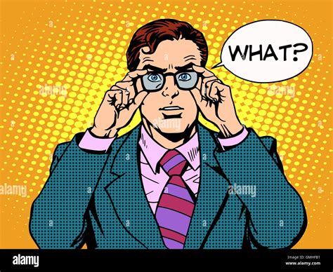 What Surprised Businessman Stock Vector Image And Art Alamy