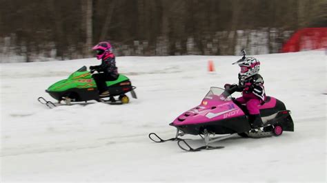 Getting Kids In Snowmobile Racing Watch The Fast Ones Just