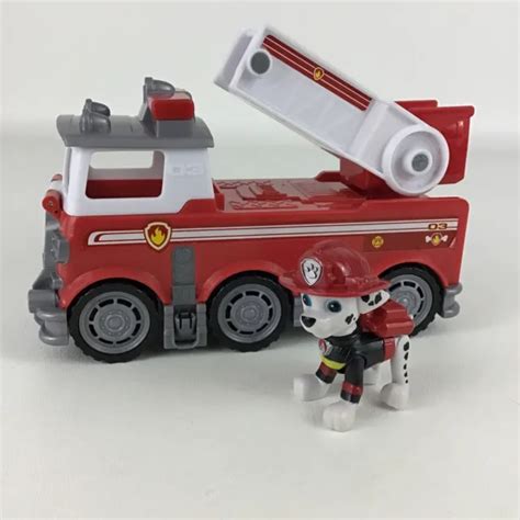 Paw Patrol Rescue Pups Ultimate Rescue Marshall Fire Truck Figure Spin