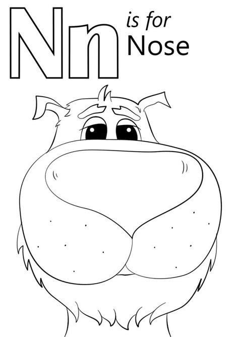 Nest Letter N Coloring Page Free Printable Coloring Pages For Kids