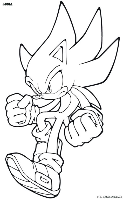 Sonic, a blue hedgehog, battles the main antagonist of the sonic and his allies trying to save the world from different threats. 32 dessins de coloriage Super Sonic à imprimer sur ...