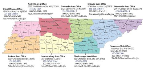 Where is usda veterinary services. Rural Development Map Tn