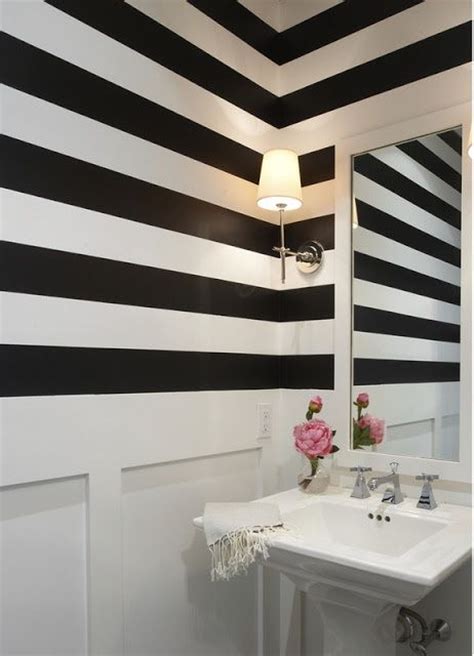 The Black And White Striped Wall Inspiration The Tomkat Studio Blog
