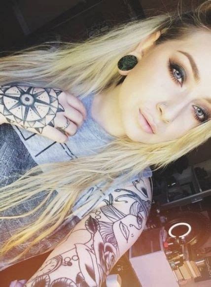 26 Ideas For Tattoo Girl Blonde Sleeve Girl Tattoos Scene Girls