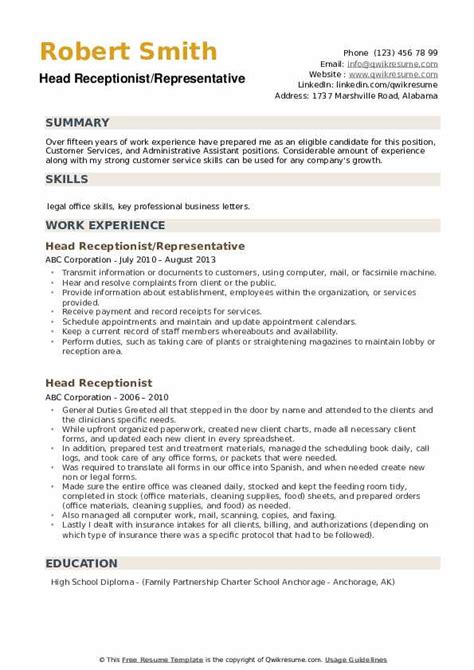 Example Of A Cv And A Headshot Head Chef Cv Template 2 But You Need