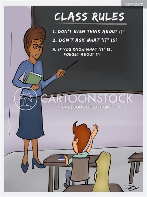 Class Rules Cartoons And Comics Funny Pictures From Cartoonstock