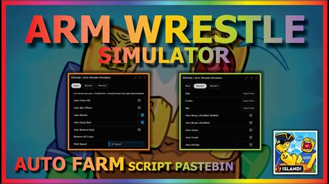 Arm Wrestle Simulator Script Pastebin 2023 Auto Farm Auto Rebirth