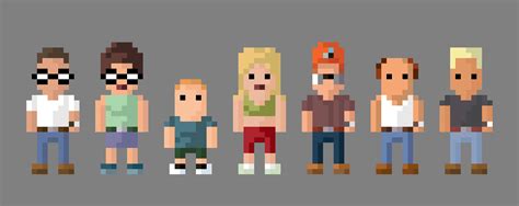 King Of The Hill Characters 8 Bit By Lustriouscharming On Deviantart