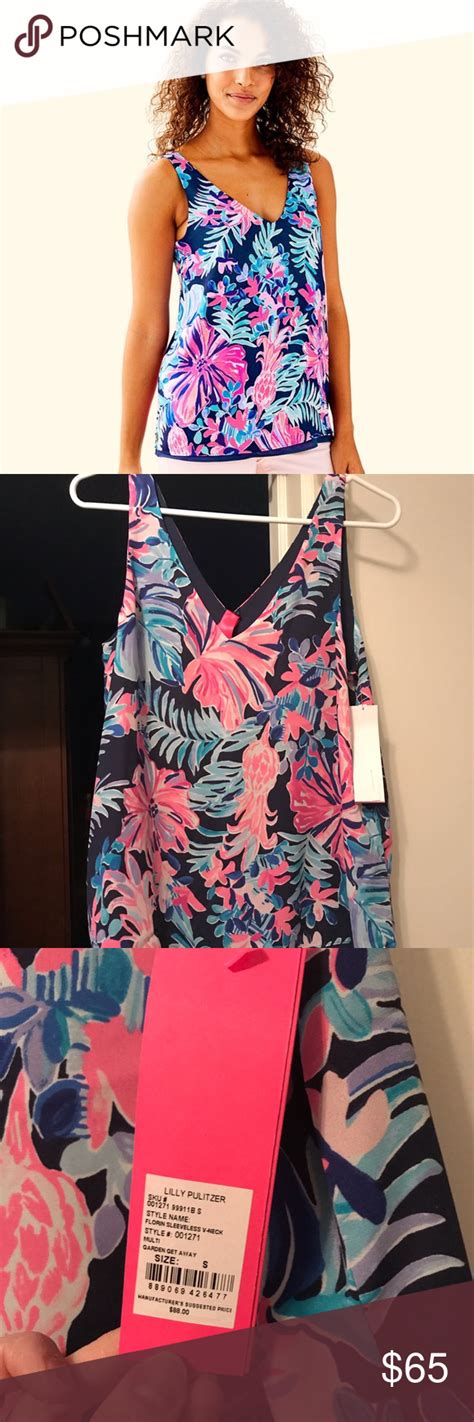 Nwt Lilly Pulitzer Florin Reversible Tank Top Bought On The Lilly After