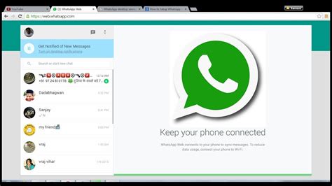 The app works by creating a connection between your android smartphone and your windows computer either by using a wireless network step 4. How to Setup Whatsapp on PC and Laptops Officially - YouTube