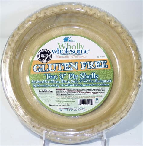 Wholly Wholesome 9 Inch Gluten Free Pie Shells Product
