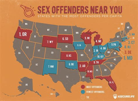 Ohio Ranks As One Of The Lowest States For Sex Offenders Per Capita
