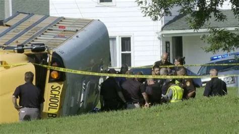Northwestern School Bus Crash In Ohio Clark County Bus Accident Leaves