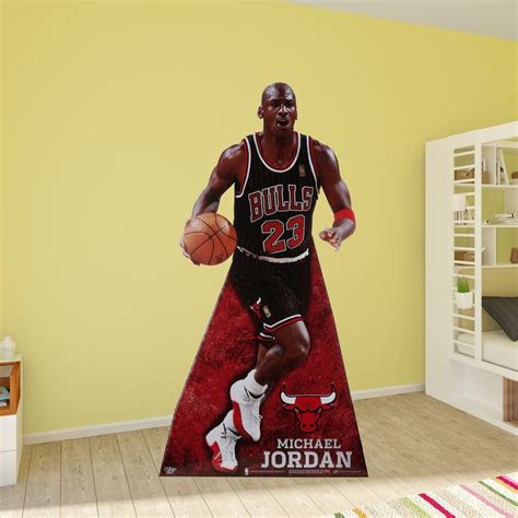 Michael Jordan Life Size Stand Out Cut Out Shop Fathead For Chicago