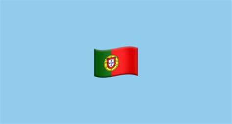 Abaixo estão os modos de exibição do emoji bandeira. Flag for Portugal Emoji