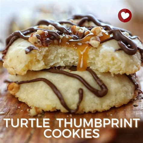 Turtle Thumbprint Cookies Grandma S Simple Recipes