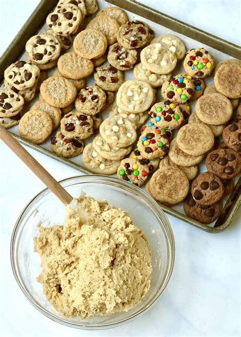 One Cookie Dough Seven Possible Flavors The Bakermama