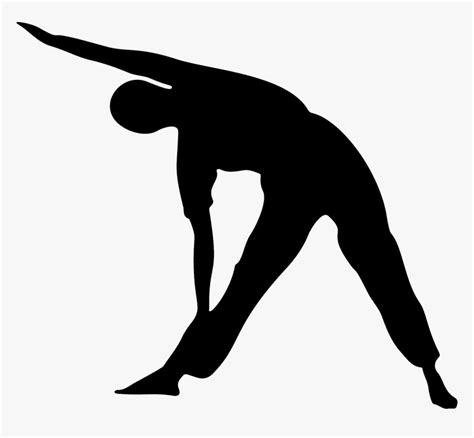 Stretching Silhouette Clip Art Stretching Clip Art Hd Png Download
