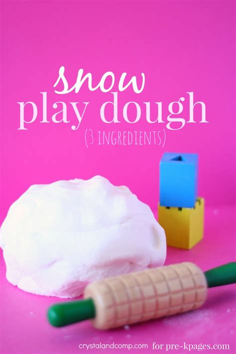 Classroom Recipes Snow Play Dough