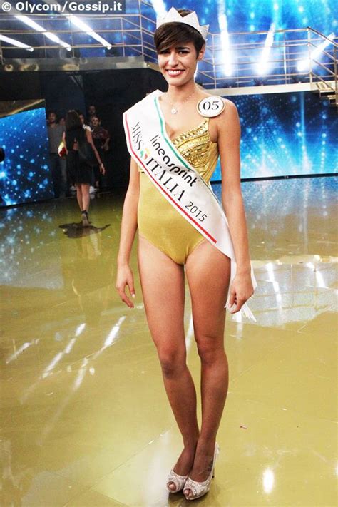 Miss Italia Alice Sabatini Enne Nata A Castro In Provincia Di Viterbo Gossip It