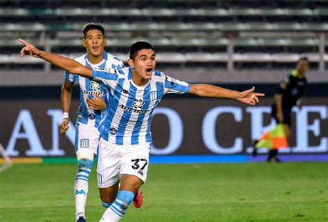 Con marcador, goles, jugadas y resultado. Racing Club | Futbolete