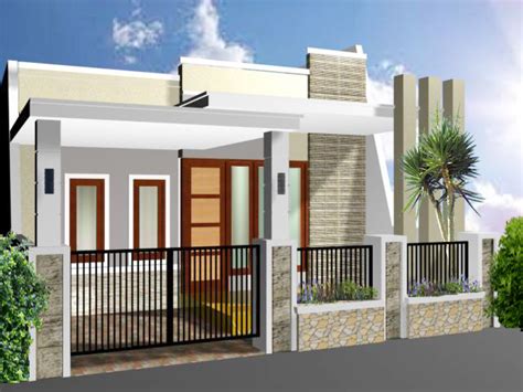 Ukuran pagar yang ideal adalah antara 1.2 hingga 1.5m sebaiknya disesuaikan dengan ukuran rumah. Konsep Desain Rumah Minimalis Tipe 45