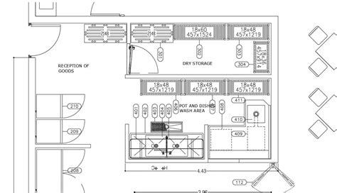 Small Commercial Kitchen Layout Floor Plan 0508201 In