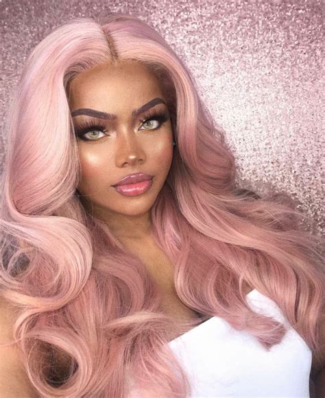 Pin Xbarbiegutzz Blonde Hair With Pink Highlights Pink Blonde Hair Pink Wig Platinum Blonde