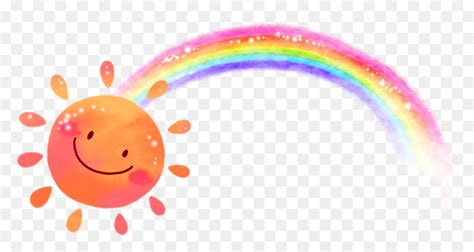 Rainbows And Sunshine Clipart Image