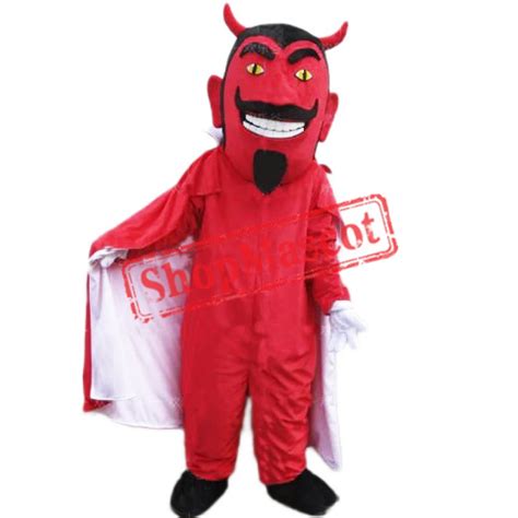 Red Lightweight Devil Mascot Costume