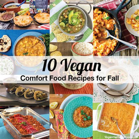 We've got lots of vegetarian comfort food recipes that we know you'll love. 10 Vegan Comfort Food Recipes for Fall | Vegan Heritage Press