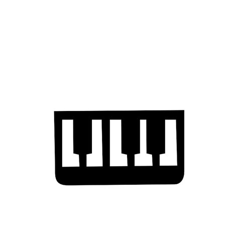 Piano Keys Vector SVG Icon - SVG Repo