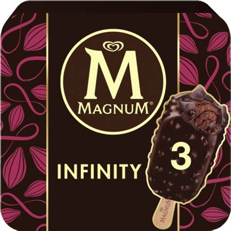 Magnum Infinity Chocolate Ice Cream Bars 3 Ct 34 Fl Oz Metro Market