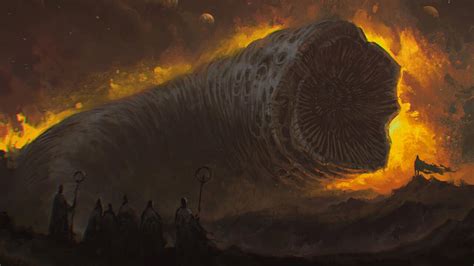 Wallpaper Shai Hulud Sandworm Arrakis Duncan Idaho Science Fiction