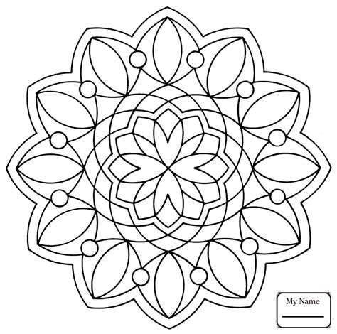 Some parts of the mandalas are small and may require to be colored. Simple Mandala Flower Coloring Pages at GetColorings.com ...