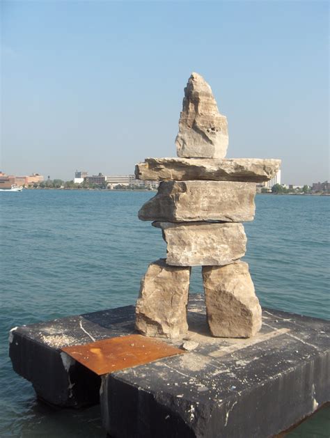Inukshuk Rock Sculpture Stone Art Inukshuk