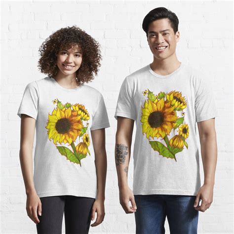 Sunflowers T Shirt For Sale By Castleofjo Redbubble Sunflowers T