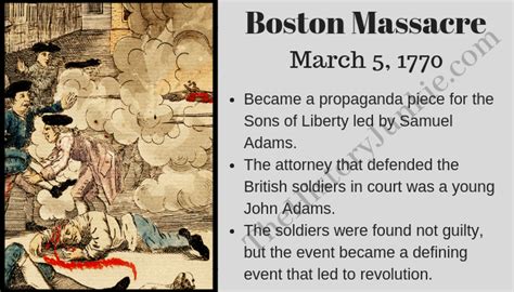 Boston Massacre Facts Summary Pictures The History Junkie