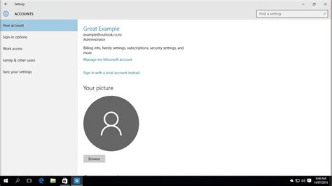 Convert Local Windows 10 Account To A Microsoft Account Youtube